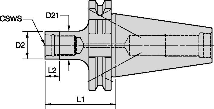 cone DV40 (Métrico).