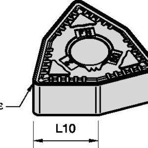 Inserto WNMG para Torneamento - SKU WNMG080412FM