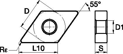 Pastilha ISO DNMG - Imagem 2