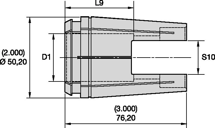 Mandril porta‑pinça TG - Imagem 2