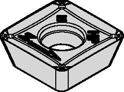 Inserto SDPT para Fresamento de Mergulho - SKU SDPT120412PDENHPZ