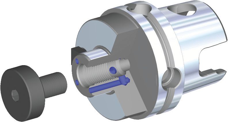 Adaptador para fresa tipo árvore - SKU KM40TSSM2C075102