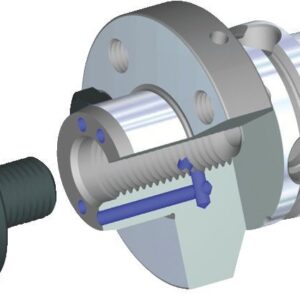 Adaptador para fresa SMC com refrigeração - SKU KM80TSSMC100158