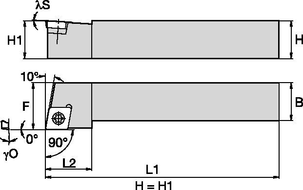 Pastilha SCREW-ON SCGP 0° - Imagem 2