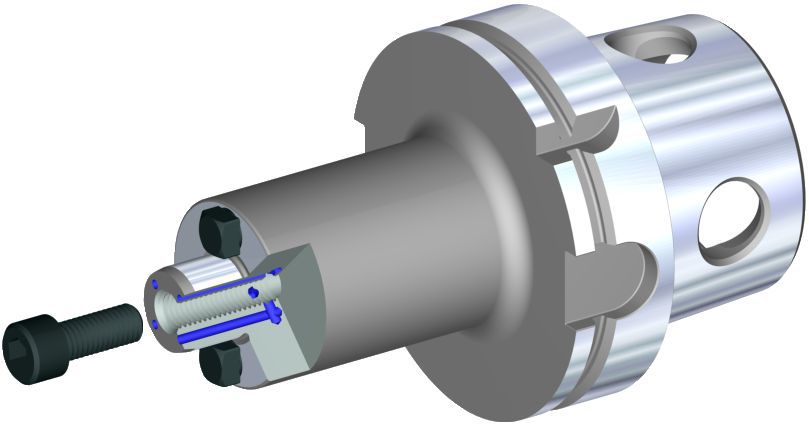 Adaptador para fresa SMC KM4X KM - SKU KM4X100SMC22050M
