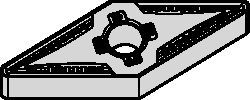 Usinagem média VNMG-ML - SKU VNMG160404ML
