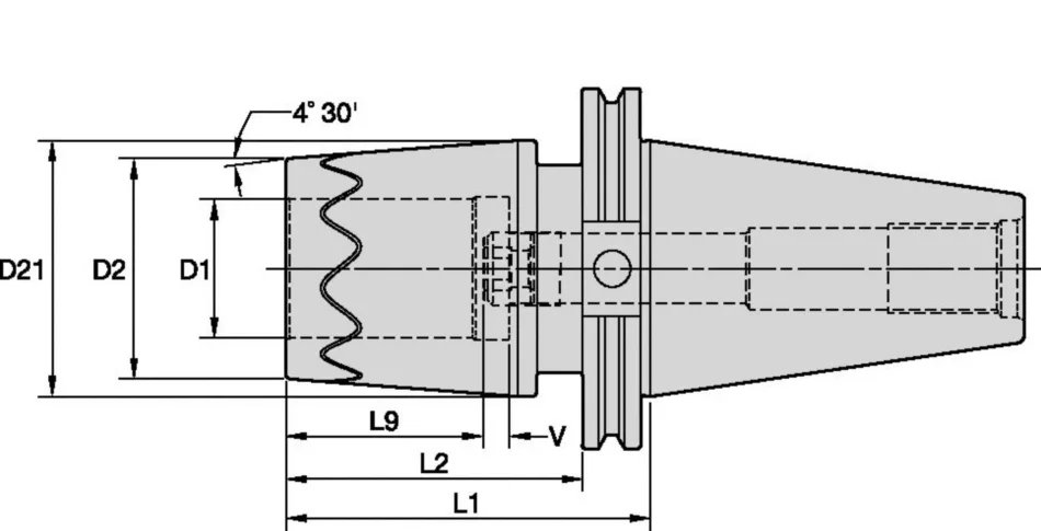 Porta-ferramenta Shrink SAFE-LOCK™ — CV - Imagem 2