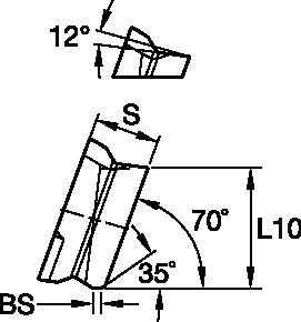 Inserto SPHX para Desbaste - Imagem 2