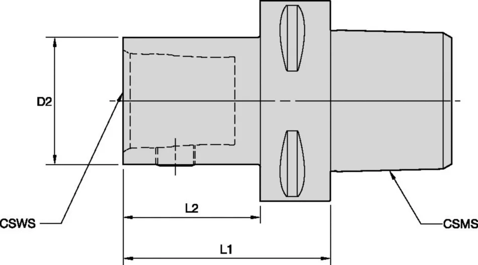 Porta‑ferramenta / adaptador - Imagem 2