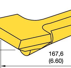 Dente Plano Série KB - SKU KB250ST